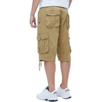 Best South Men'S Long Cargo Shorts Casual Below Knee 13 Inches Capri Shorts Relaxed Fit With Pockets