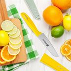 Bykooc 8 Pieces Paring Knives (4Pcs Peeling Knives And 4Pcs Knife Sheath), Ultra Sharp Vegetable And Fruit Knife,German Steel Small Kitchen Knife With Pp Plastic Ergonomic Handle