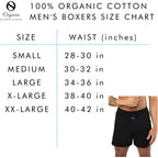 Organic Signatures 100% Cotton Boxers Soft Waistband