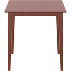 Winsome Groveland Wooden Square Dining Table, 29" In Walnut, Practical & Elegant Table For Eating, Study, Work, Sturdy Furniture For Kitchen, Dining Room, Office, Entryway