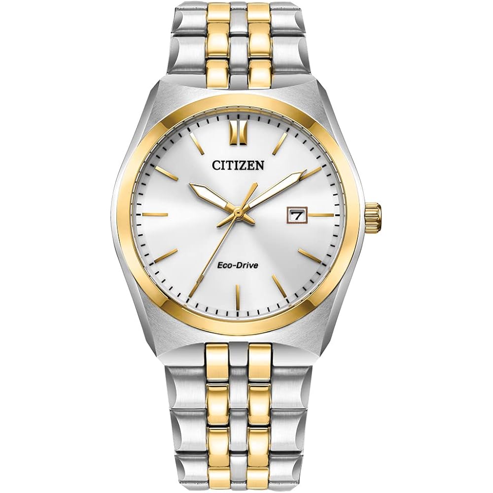 Citizen Men'S Classic Corso Eco-Drive Watch, 3-Hand Date, Luminous Hands And Markers