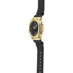 G-Shock Casio Stay Gold Series Analog-Digital Metallic Gold And Black Resin Strap Watch | Gm-2100G-1A9