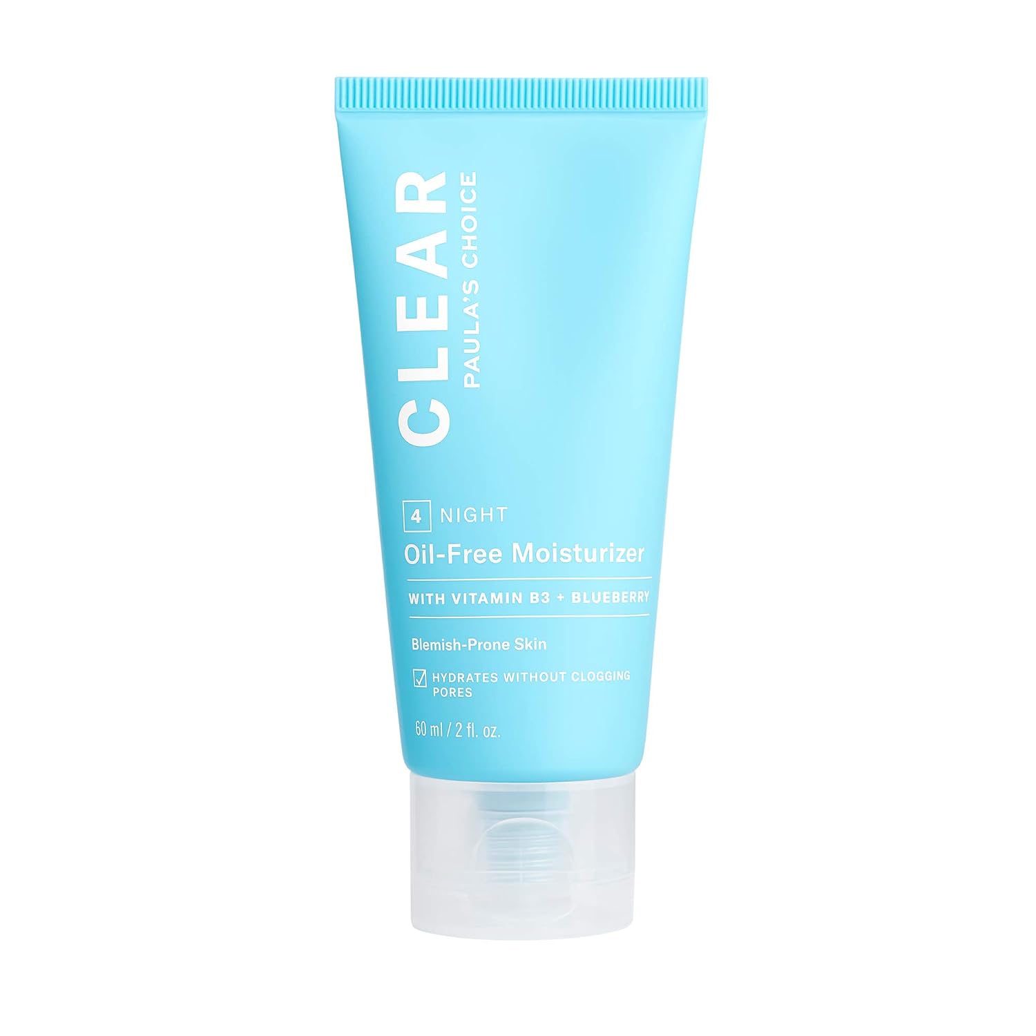 Paula'S Choice Clear Oil-Free Face Moisturizer, Lightweight Facial Cream For Acne-Prone Skin, Hyaluronic Acid, Pore-Minimizing Niacinamide, Soothing Antioxidants, Calms Redness, Fragrance- Free
