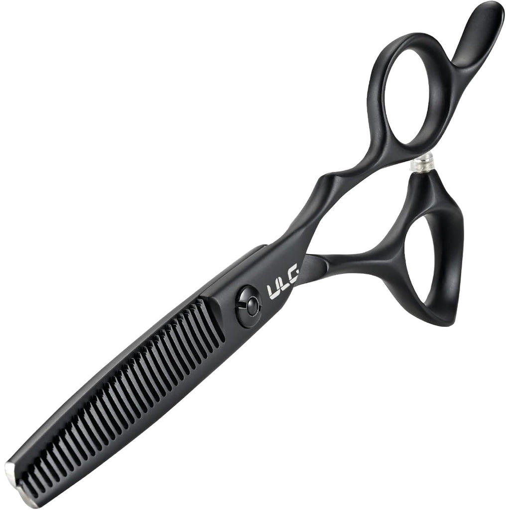 Ulg Texturizing Shears – Professional Stainless Steel, 30-Teeth Thinning Scissors, Teflon Coated, Deer Tooth Blades For Precise Thinning And Layering, Ideal For Stylists And Barbers