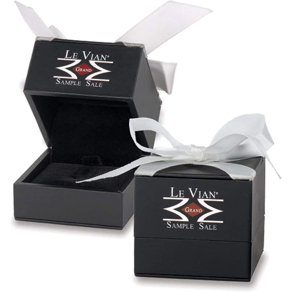 Le Vian 7/8 Carat Vanilla and Chocolate Diamond Oval Halo Stud Earrings for Women | 14k White Gold Stud Earrings for Her in Prong Setting (Brown/H-I, SI2-SI3, 0.89 cttw) Secure Push Back