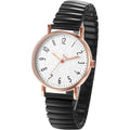 OIDEA Women's Elastic Strap Watches: Large Face Arabic Numerals Analog Quartz Wrist Watches for Women Easy Reader Stretch Band Waterproof Ladies Wratch
