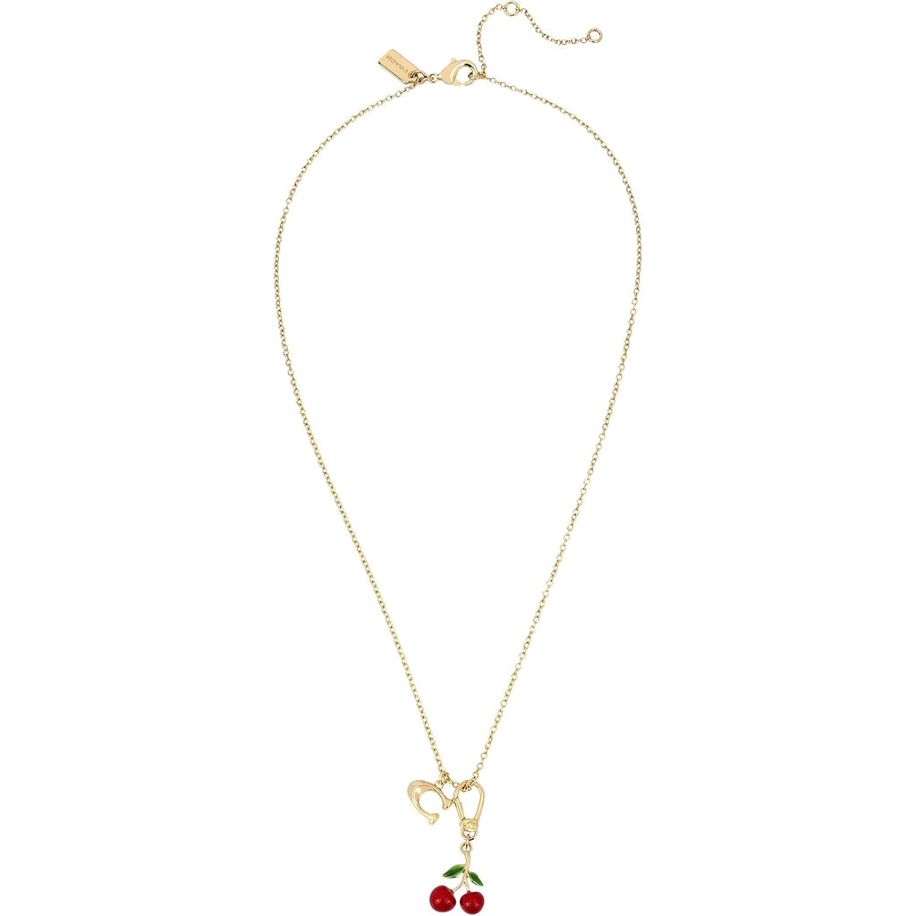 COACH Collectible Cherry Charm Gold One Size
