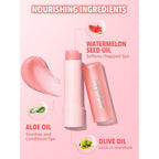 SHEGLAM Pout PHresh Color Changing Moisturizing Lipstick Tinted Lip Balm Magic Temperature Color Change Lipstick-Watermelon