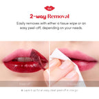 ETUDE Dear Darling Peel Off Lip Stain (Blood Wine) – Teen girl gifts, Hydrating Hydrogel Tint, Fruity scent, Long Lasting & Waterproof, High Pigment, Easy Peel Off, All‑Day Color Lip Tattoo