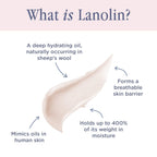 Lanolips Hand Cream - Lanolin Lotion with Rose Oil, Shea Butter & Vitamin E - Cuticle & Hand Cream for Dry Cracked Hands - Cruelty-Free, Dermatologist Tested - Rose (50ml / 1.69 fl oz)