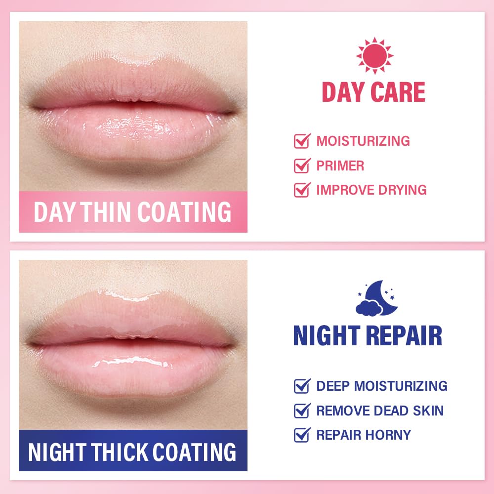 Sleeping Lip Mask, Nourish & Hydrate Lip Mask With Vitamin C, Antioxidants, Lip Balm, Lip Skin Care, Improve Lip Color, Reduce Lip Lines