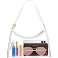 Ginogento Stadium Approved Bags for Women -Shoulder Bags PVC Purse, Concert Bag