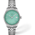 Tissot Ballade, Swiss Quartz Watch For Women, 34 Mm, Stainless Steel Case And Bracelet, Mint Green Dial, T1562101109100