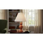 Aspen Creative Transitional Hardback Empire Shaped Spider Construction Lamp Shade, 18" Wide (7" X 18" X 12 1/2"), Off White