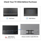 Suptek Tv Wall Bracket Mount Swivel And Tilt For Most 15"-32" Led, Lcd, Oled Flat Screen Tvs And Monitors With Vesa 75X75-100X100Mm Up To 13Kg Full Motion Monitor Wall Bracket Ma2720