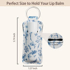 Haevola Cute Chapstick Holder Keychain for Women – Lip Balm & Lip Gloss Holder Keychain Accessories Gift, Purse Charm Clip