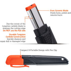 Sharpal 129N Multipurpose Garden Tool Blade Sharpener | For Knife, Pruners, Loppers, Hedge Shears, Scissors, Axe, Hatchet, Machete, Lawn Mower Blade, Gifts For Men
