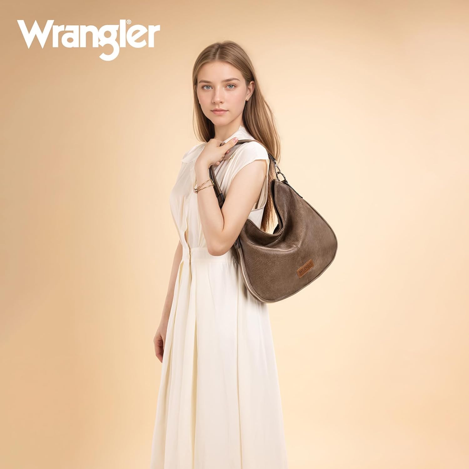 Wrangler Hobo Bags Crossbody Bag for Women Shoulder Purse Handbags with Adjustable Strap