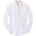 Alimens & Gentle Mens Solid Oxford Shirt Long Sleeve Dress Shirt Work Casual Button Down Shirts With Pocket