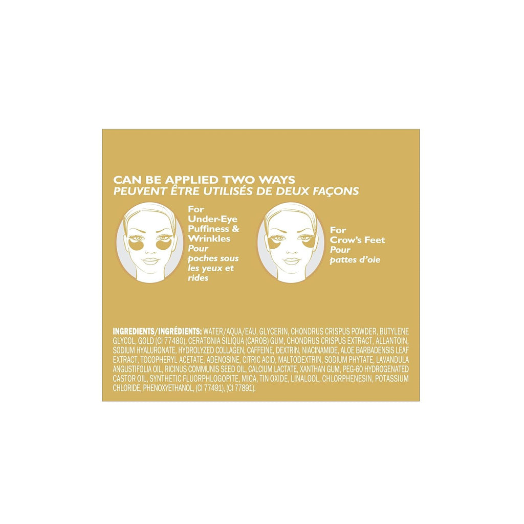 Peter Thomas Roth | 24K Gold Firming Hydra-Gel Eye Patches | Gold-Infused Eye Mask Patches For Fine Lines, Crow'S Feet And Dark Circles