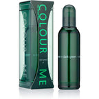 Colour Me Dark Green - Eau De Parfum Aftershave For Men - Patchouli, Sandalwood & Musk Fragrance - Fresh, Invigorating - For Long-Lasting, Everyday Wear - Gift For Him (100Ml)