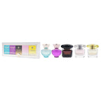 Versace Miniatures Collection for Women - 5 Pc Fragrance Gift Set | Iconic Luxury Perfumes | Travel-Friendly & Perfect for Gifting