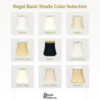 Royal Designs Bs-716-14Bg Square Cut Corner Basic Lamp Shade, 9 X 14 X 12.5, Beige