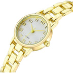 TWOPTION Womens Waterproof Wrist Watch,Women's Small Thin Analog Bracelet Quartz Watch Dainty Christmas Gifts