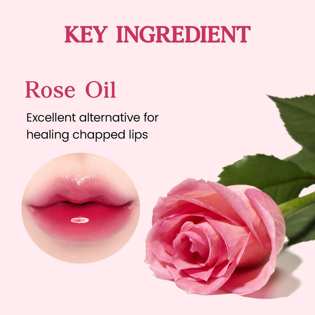 CLIO Crystal Glam Tint, Glossy Lip Tint with Glass-Like Shine, Lightweight Buildable Lip Stain, Long-Lasting Color, Non-Sticky, Rose Extract, Korean Lip Tint (26 MAUVE CHERRY)