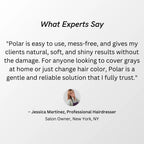 Polar Haircare Medium Brown Shampoo Hair Dye For Women & Men 6.76 Fl Oz | Semi Permanent Color Cleanser, Gray Coverage, Vegan Instant Tint Formula, 6.76 Fl Oz, Easy Home Use