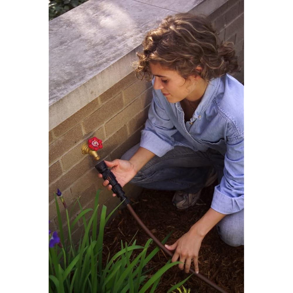Rain Bird Fckit-1Pk Drip Irrigation Easy Fit Faucet Connection Kit For 1/2" Tubing, Includes Pressure Regulator And Filter