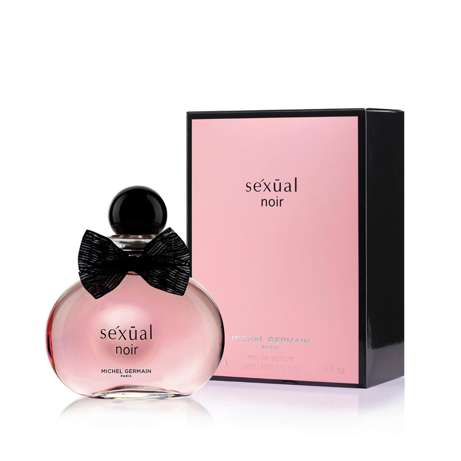 Michel Germain Sexual Noir Eau de Parfum Fragrance Spray, Top Notes of Strawberries, Mandarin and Lime, Long-Lasting, Warm Floral & Sensual Gift for Her