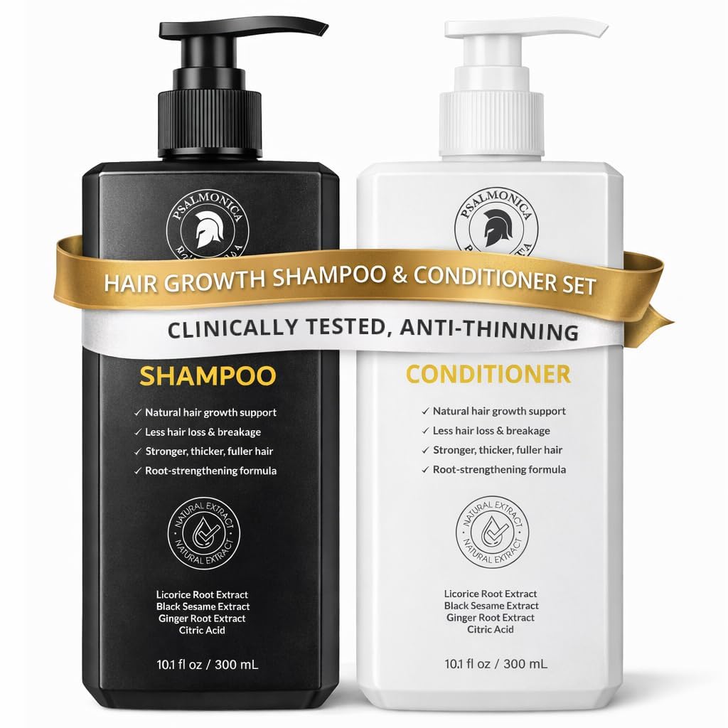 Hair Growth Shampoo And Conditioner Set: Sulfate Free Hair Growth Root Activator Thickening Shampoo For Hair Loss And Thinning Hair - Hair Loss Regrowthtreatments For Women Men