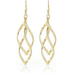 Gold Plated Earrings for Women Hypoallergenic Gold Earrings Statement Earrings for Girl Trendy Fashion Gold Jewelry Gifts Above 12 Years Old