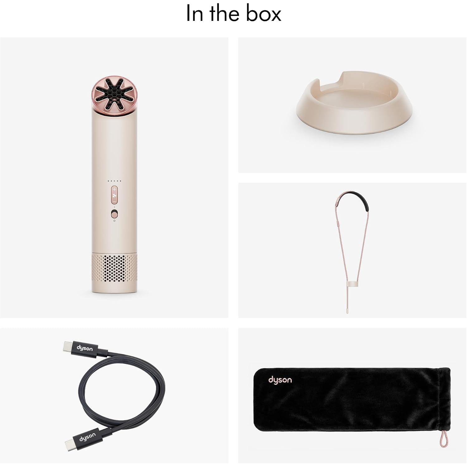 Dyson Hushjet™ Mini Cool Fan (Stone/Blush)