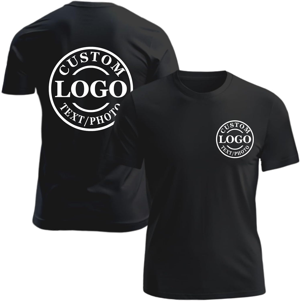 Personalized Tshirts Custom T Shirts For Men Women Design With Logo Image Text Cotton T-Shirts Front&Back