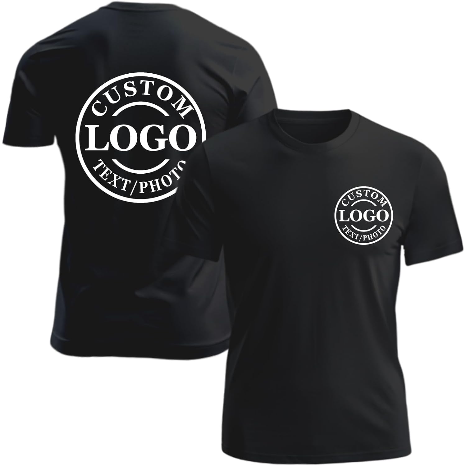 Personalized Tshirts Custom T Shirts For Men Women Design With Logo Image Text Cotton T-Shirts Front&Back