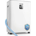34Pint Dehumidifier For 2500Sq.Ft, Compressor Dehumidifiers For Home, Front Led Digital Humidity Display&Quiet Dehumidifier For Basement, Bedroom, Bathroom, With 6.56Ft Drain Hose Dh1800S