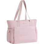 Nishel Travel Puffy Tote Bag For Women, Ultra-Lightweight Large Tote Purse For Office Day And A Short Weekend Getaway