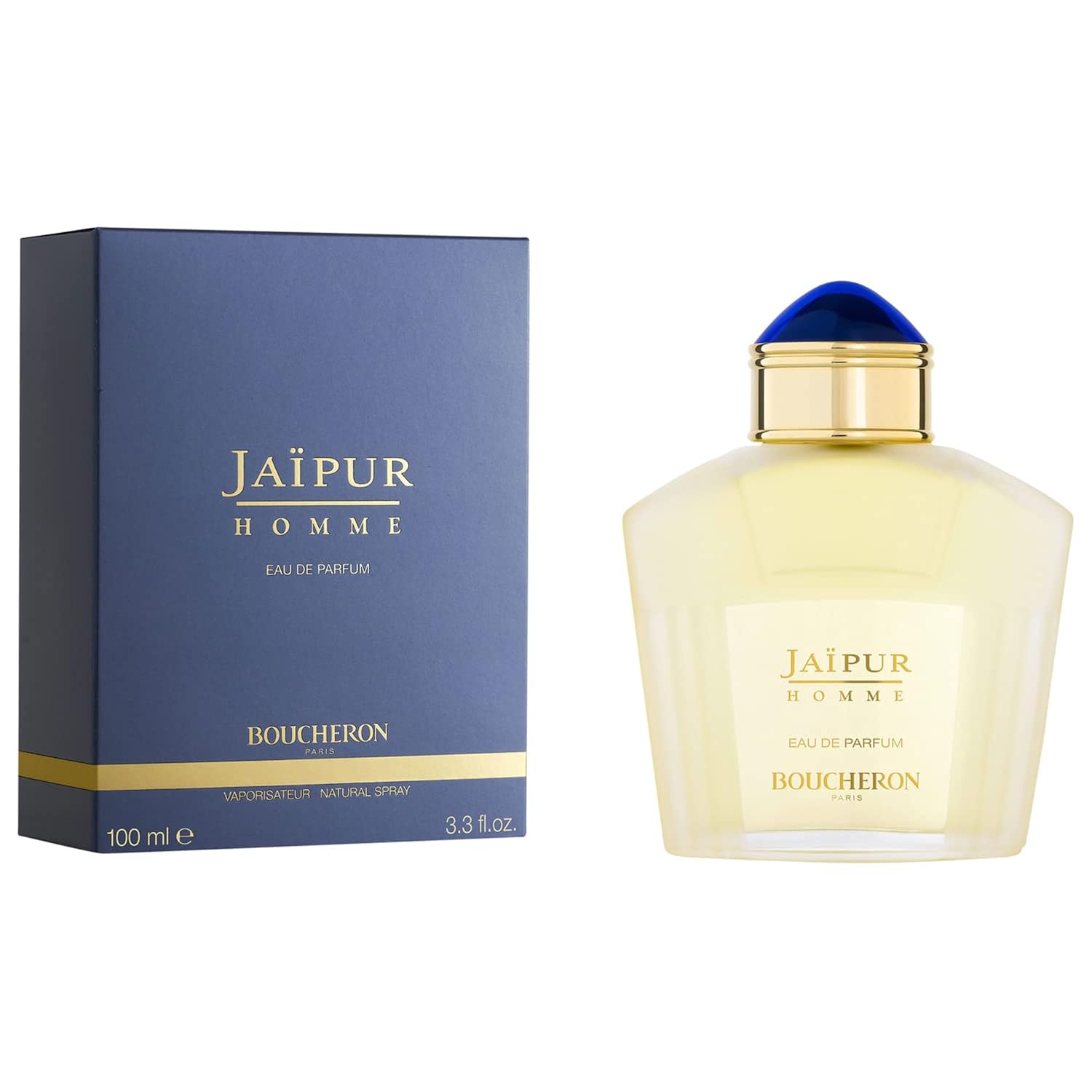 Boucheron Jaipur Homme Eau de Parfum, Spicy Oriental, 3.3 Fl Oz