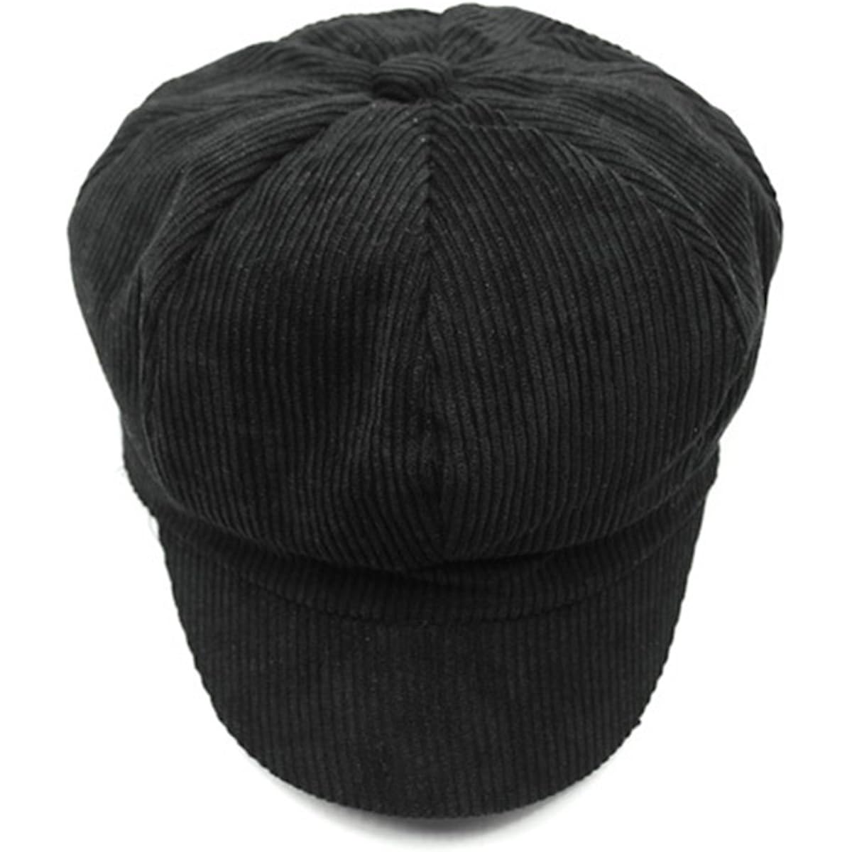 Womens Retro Corduroy Ivy Newsboy Paperboy Cabbie Gatsby Painter Hats Caps | Womens, Retro, Ivy Black1
