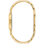 Bulova Ladies' Classic Diamond Dial Quartz Stainless Steel Watch, Rectangle, Mother-Of-Pearl