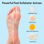 MAREE Foot Peeling Mask – 3-in-1 Foot Mask for Dry Cracked Feet, Callus Remover – Dead Skin Exfoliating Foot Peel Mask with Glycolic Acid – Moisturizing Socks for Men – Spa Self Care Gifts for Women