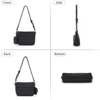 Acuario Crossbody Bags For Women - Puffy Tote Bag Purse For Work, Travel, Shoulder Handbag With Small Wallet