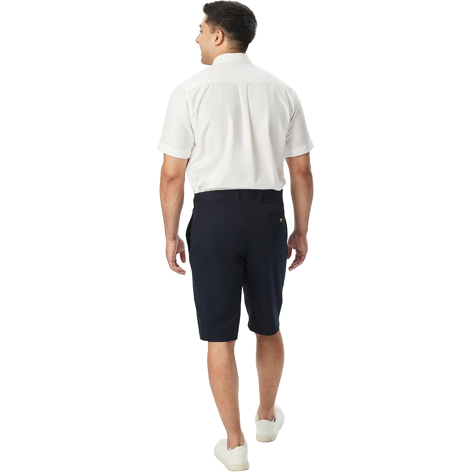 French Toast Men'S Flat Front Stretch Twill Short