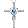 Dorella Love Infinity Necklace for Women Mothers Day Birthday Gifts Wife Mom May June July Birthstones Emerald Ruby Pearl Jewelry 925 Sterling Silver