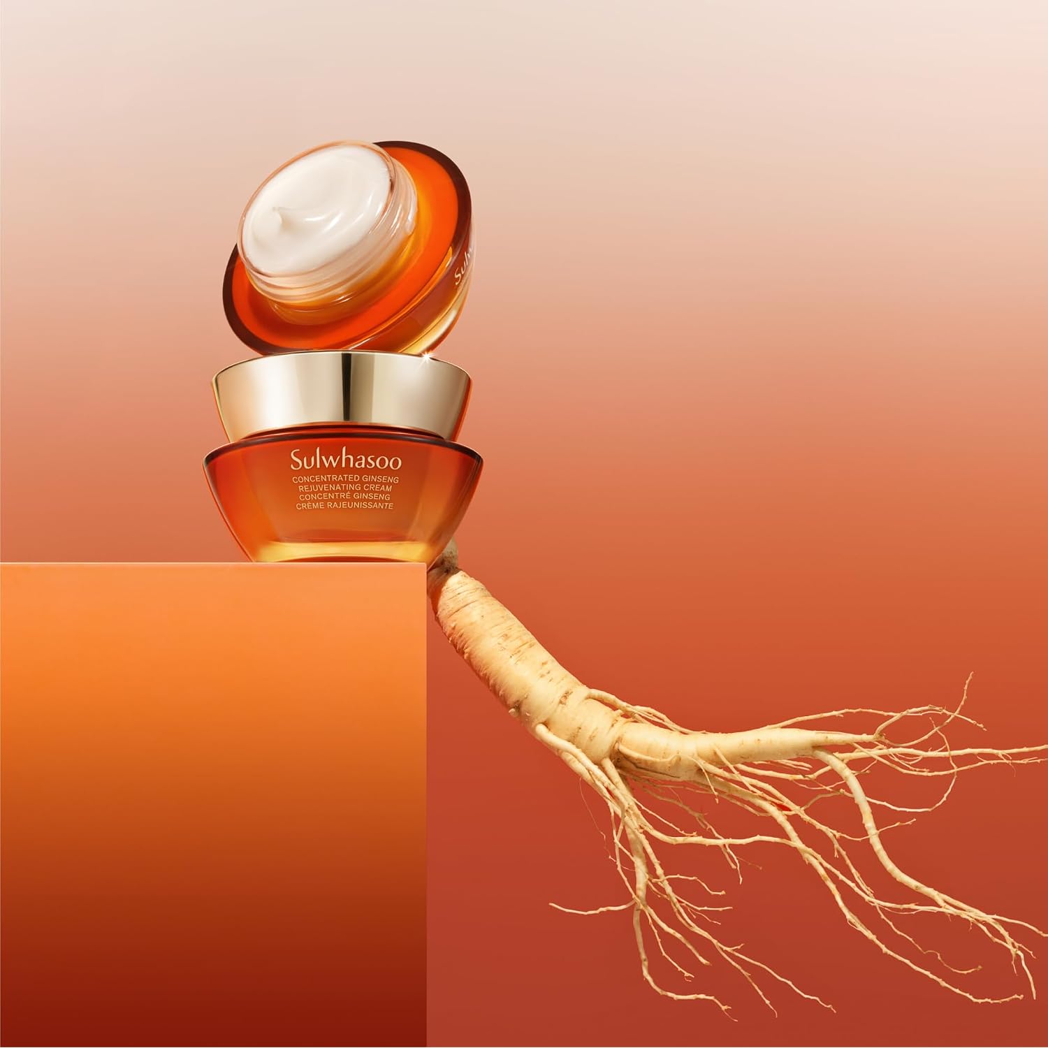 Sulwhasoo Concentrated Ginseng Rejuvenating Cream | Anti-Aging Korean Moisturizer | With Ginseng, Peptides & Squalane | Firms & Reduces Wrinkles | Hydrating Face Cream For All Skin Types