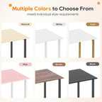 Paylesshere | 32 Inch Computer Desk | Brown | Office Desk With Metal Frame, Adjustable Feet | Water-Resistant, Scratchproof Surface | Sturdy Writing Table For Home Office Or Study | Pack Of 1