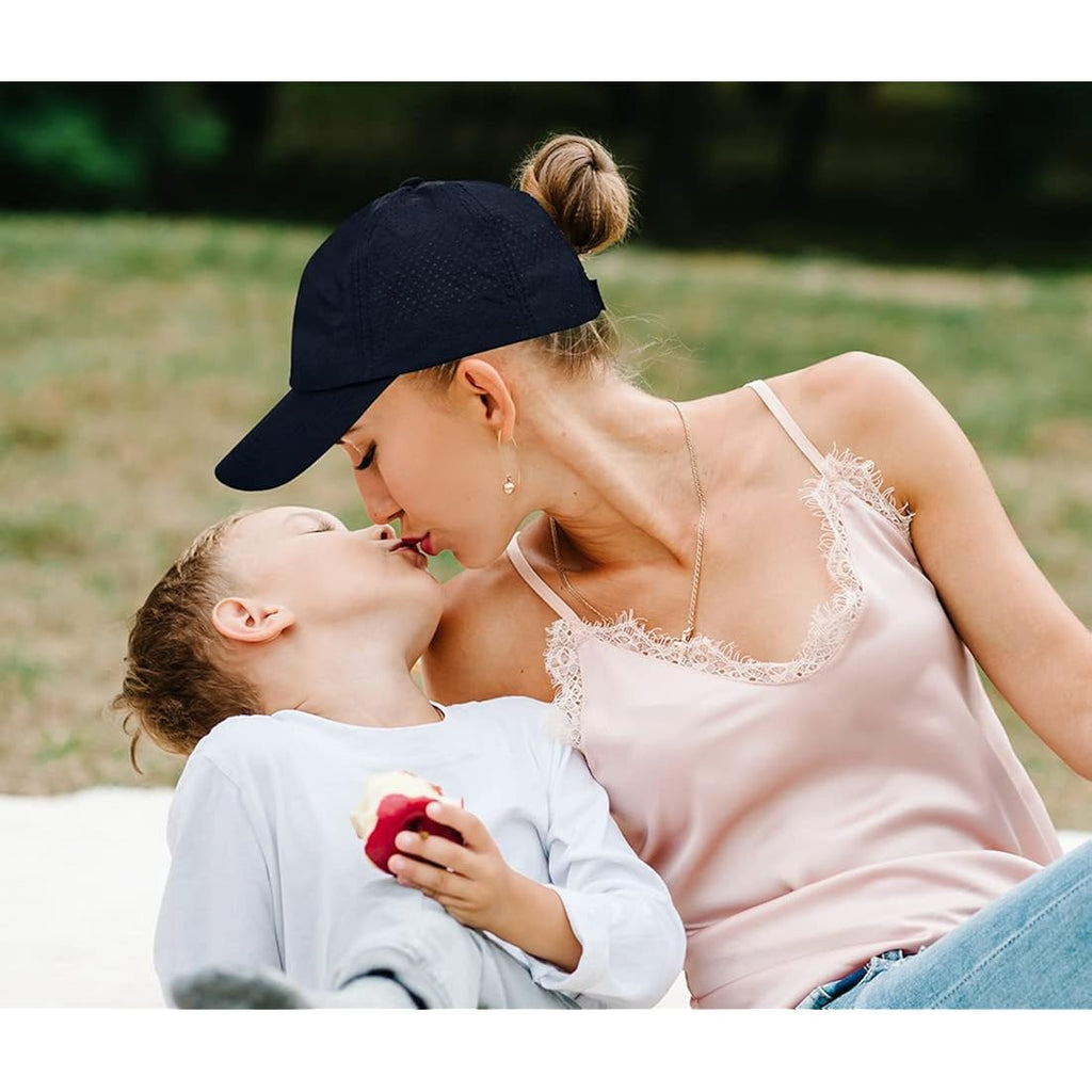 Cross Hat Womens Baseball Cap -Cross Ponytail Hat Baseball Cap