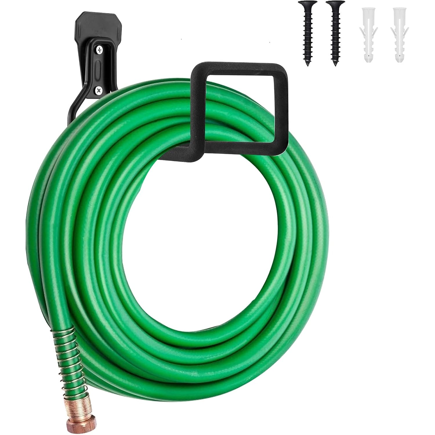 Hose Hanger, Heavy Duty Metal Hose Holder Wall Mount, Hook For Garden Hose/Expandable Hose/Hose Reel/Water Hose/Pocket Hose/Flexable Hose/Magic Hose 100 Ft